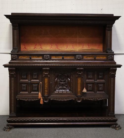 1900'S HIGHLY RENAISSANCE CARVED SIDEBOARD (1 of 4)
