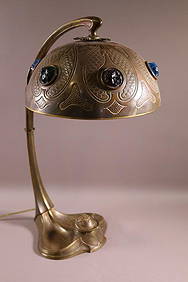 1920'S ART NOUVEAU TABLE LAMP (1 of 4)