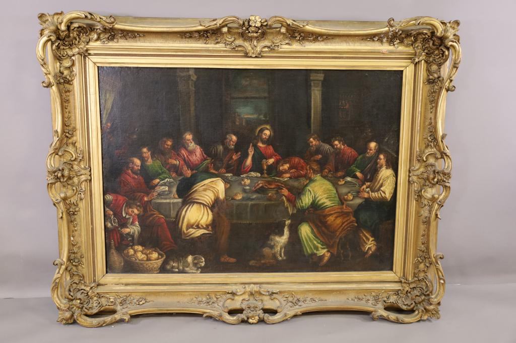 MONUMENTAL RELIGIOUS OLD MASTER STYLE PAINTING (1 of 5)