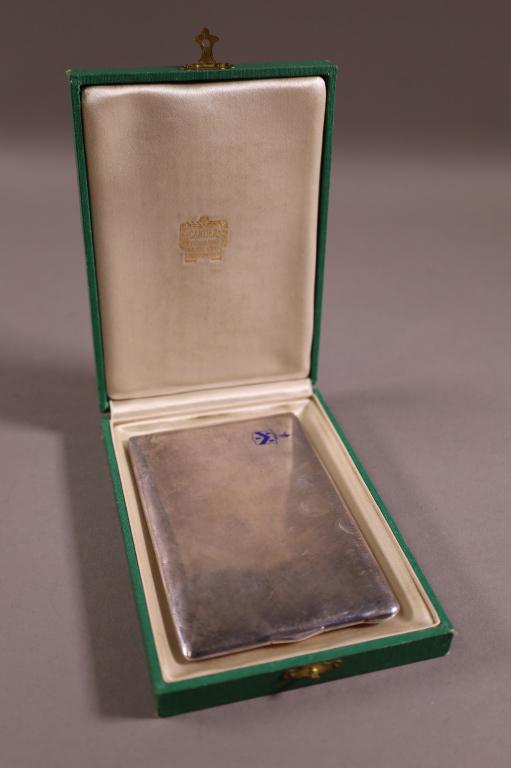 CARTIER STERLING CIGARETTE CASE (1 of 5)