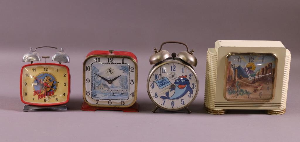 FOUR THEMED ALARM CLOCKS (1 of 5)