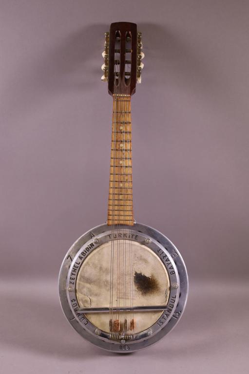 TURKISH CUNBUS: SMALL TURKISH CUMBUS, HOLE TO HEAD. NO CASE. 23" L x 8 1/2" DIAM.