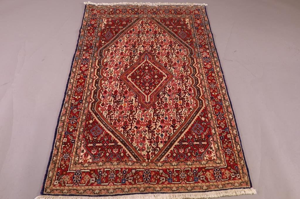 APPROX 5' 4" x 3' 5" HANDMADE WOOL RUG (1 of 4)