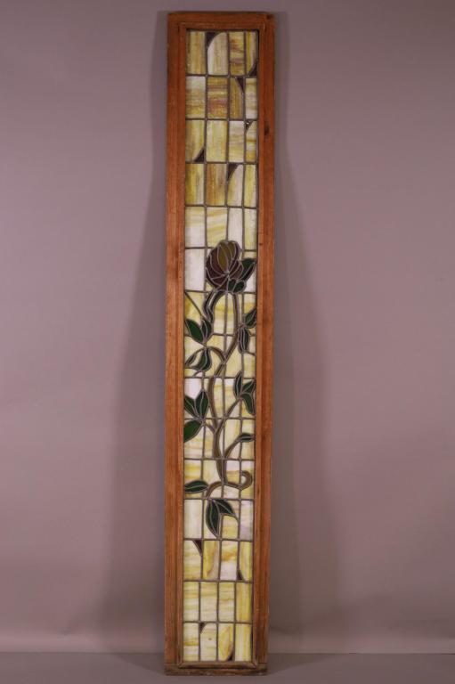 LARGE STAINED GLASS WINDOW (1 of 2)