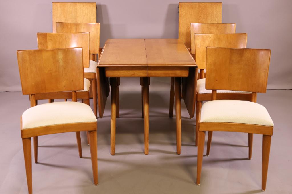 HEYWOOD WAKEFIELD TABLE & 6 CHAIRS (1 of 5)