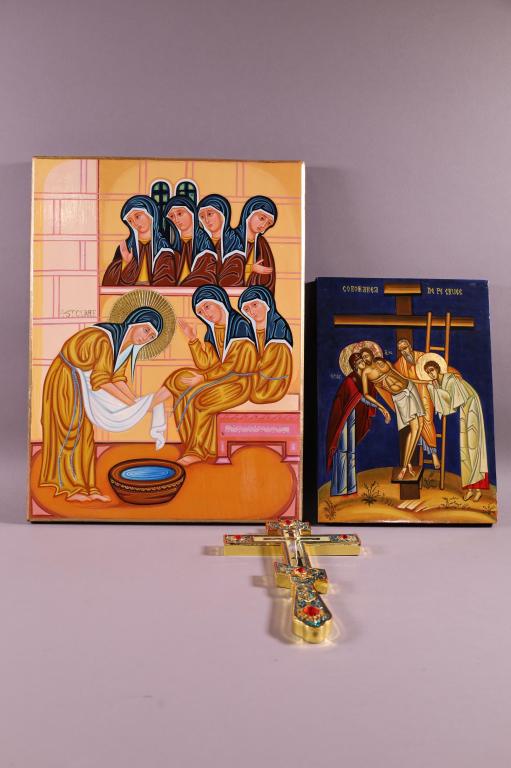 THREE RELIGOUS ICONS (1 of 8)