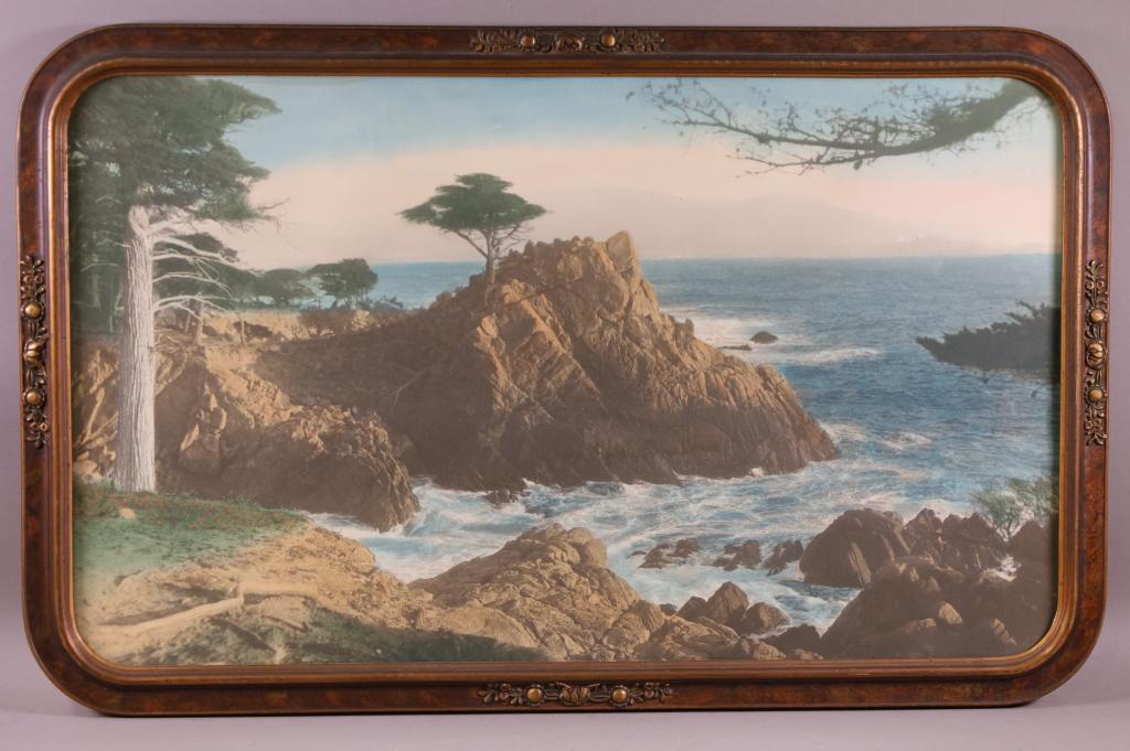 1920'S CALIFORNIA COASTAL PRINT (1 of 2)