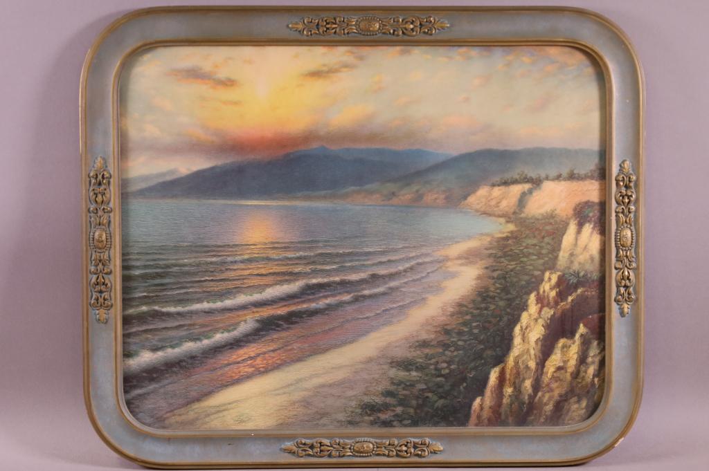 1920'S CALIFORNIA COASTAL PRINT (1 of 2)