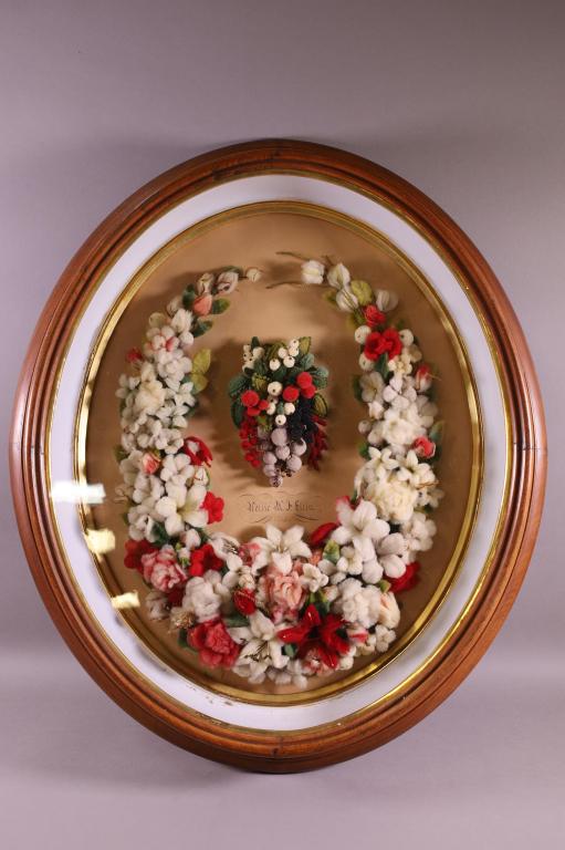 VICTORIAN MOURNING WREATH (1 of 3)