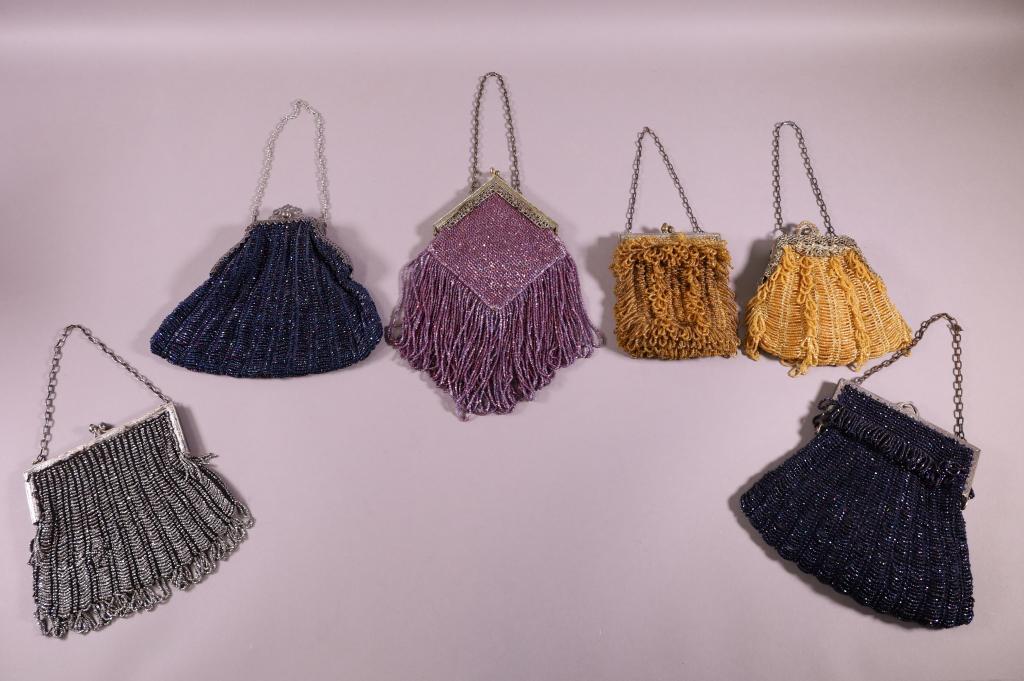SIX VICTORIAN BEADED PURSES (1 of 7)