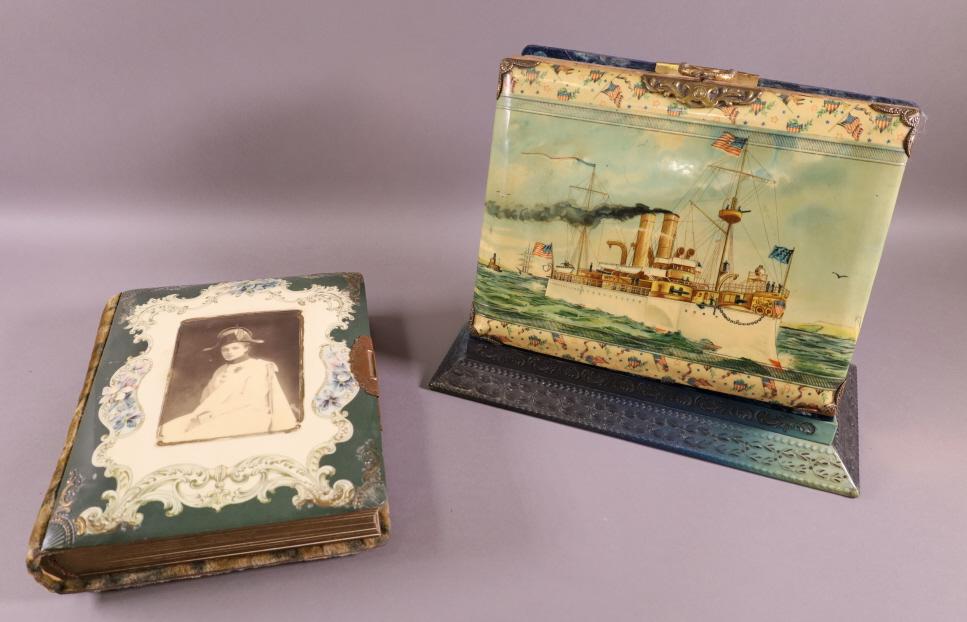 TWO VICTORIAN PHOTO ALBUMS (1 of 5)