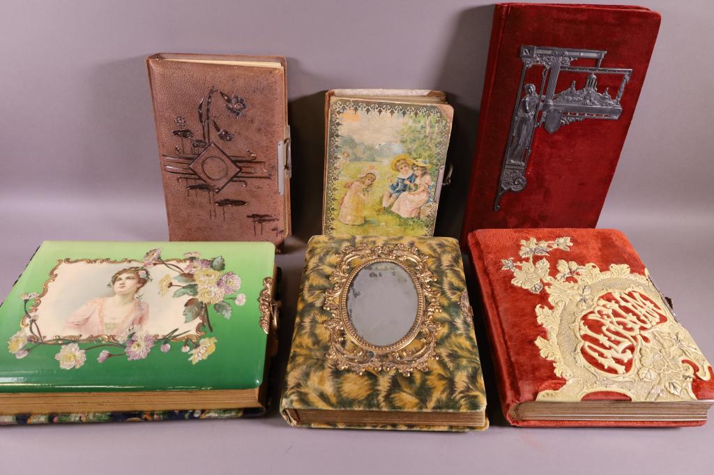 SIX VICTORIAN PHOTO ALBUMS (1 of 7)