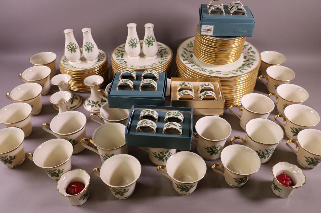 79 PC. LENOX HOLIDAY CHINA SET (1 of 6)