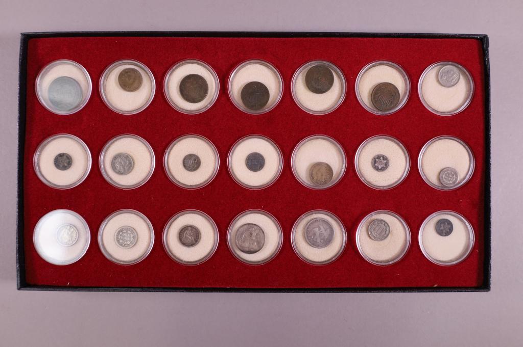 COLLECTION OF ANTIQUE US COINS (1 of 7)