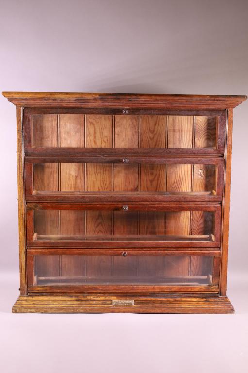 ANTIQUE COUNTER TOP RIBBON CABINET (1 of 3)