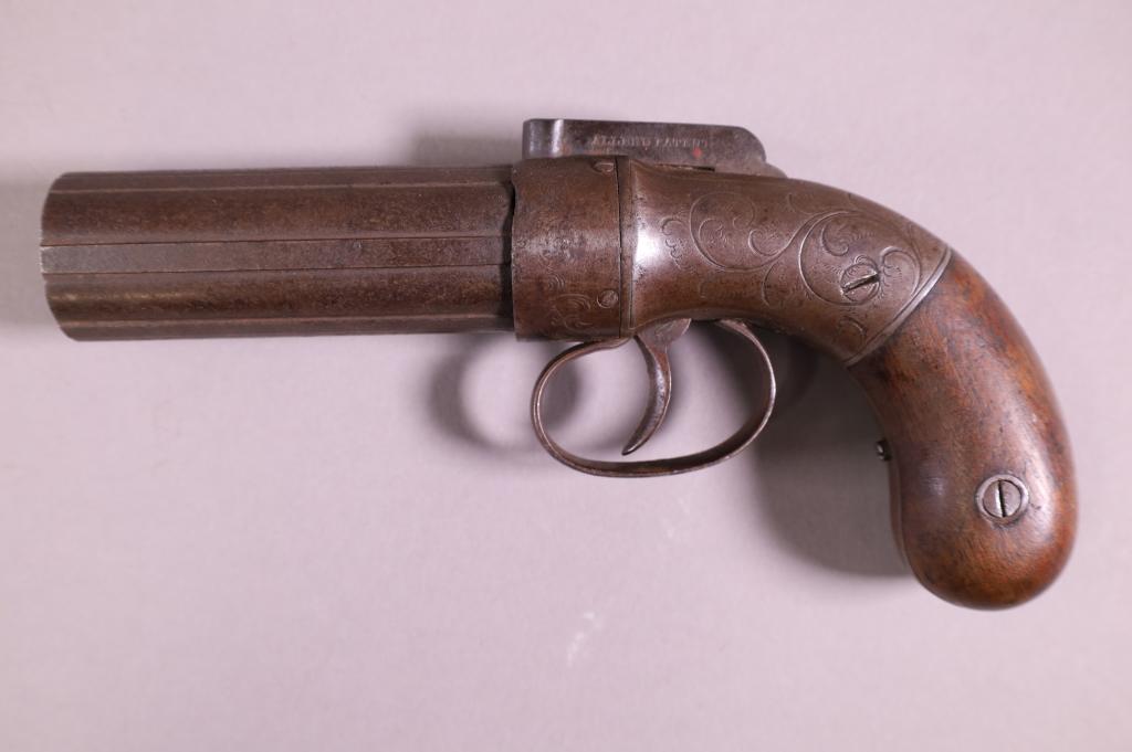 ANTIQUE ALLEN THURBER PERCUSSION PEPPERBOX (1 of 5)