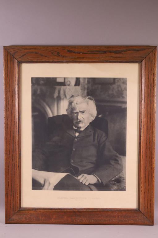 SAMUEL CLEMENS (MARK TWAIN) PORTRAIT (1 of 3)