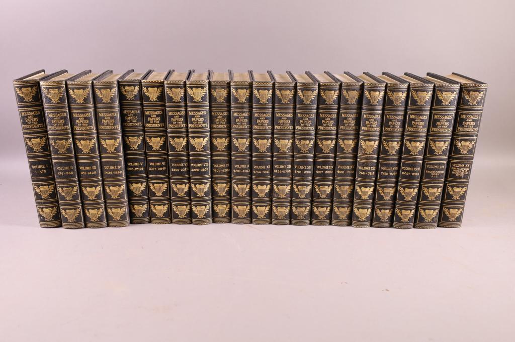 MESSAGES AND PAPERS OF THE PRESIDENTS 20 VOL SET (1 of 6)