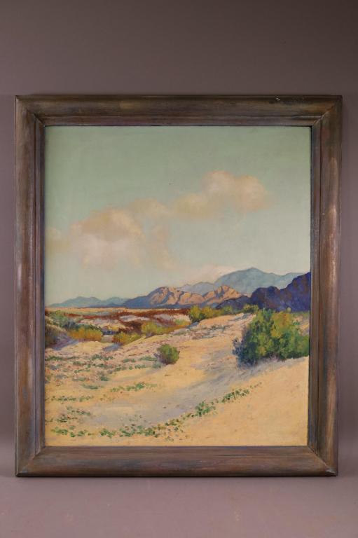 CALIFORNIA DESERT LANDSCAPE PAINTING (1 of 2)