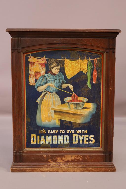 ANTIQUE DIAMOND DYES CABINET (1 of 4)