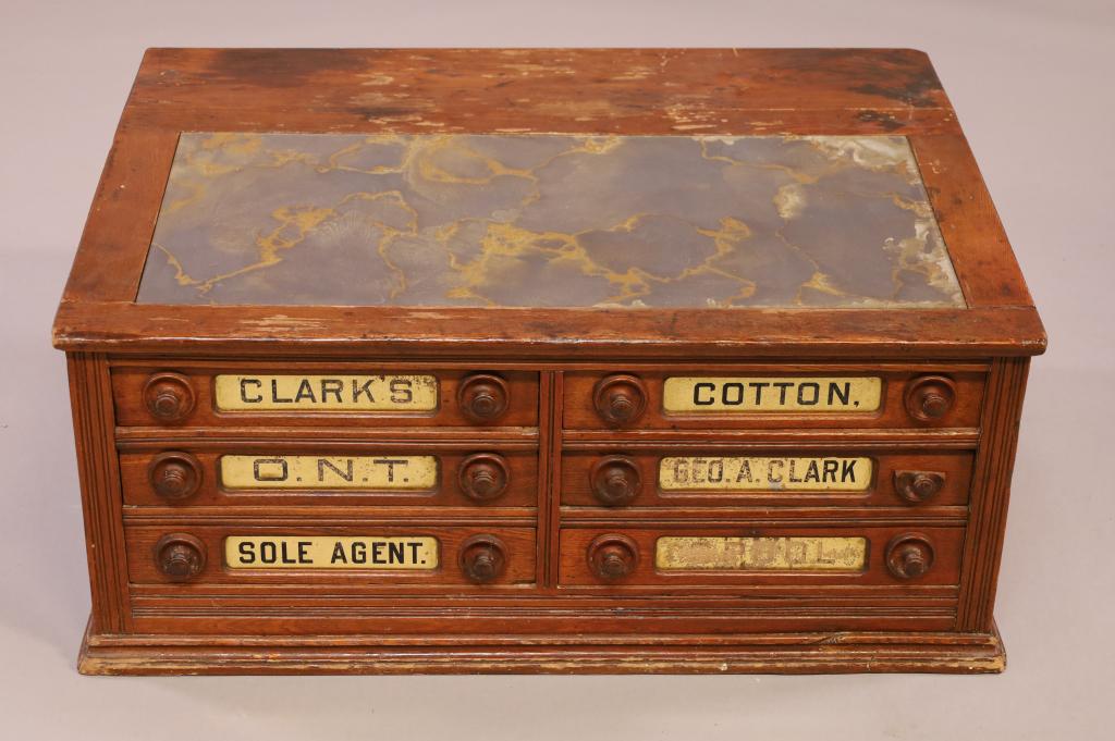 CLARK'S COUNTER TOP SPOOL CABINET (1 of 5)