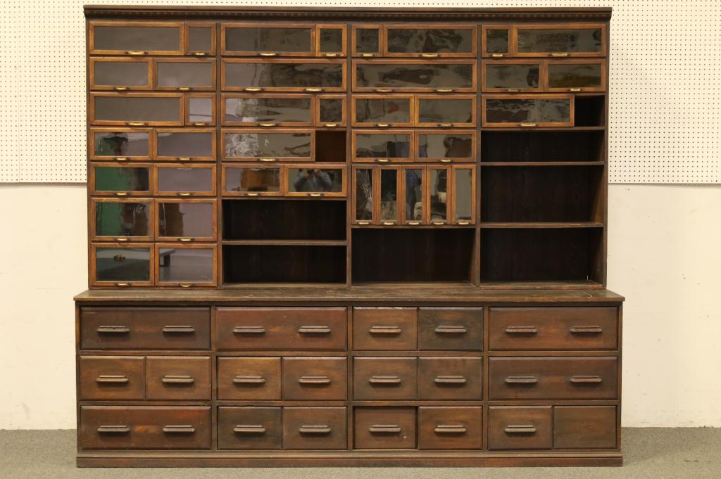 J.D. WARREN MFG CO GENERAL STORE CABINET (1 of 7)