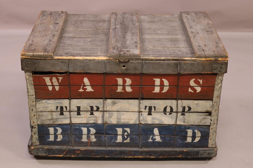 ANTIQUE WARDS BREAD SHIPPING CRATE (1 of 4)