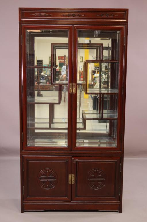 CHINESE CURIO CABINET (1 of 6)