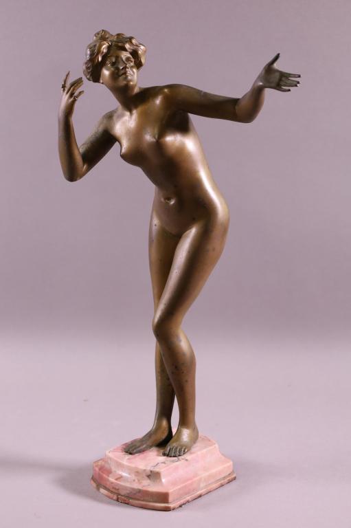 ART DECO BRONZE FIGURE (1 of 3)