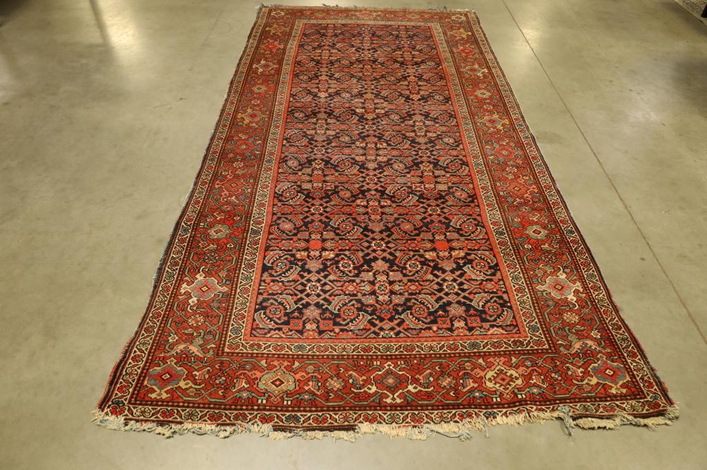 APPROX 9' 11" x 5' 1" HANDMADE WOOL RUG (1 of 5)