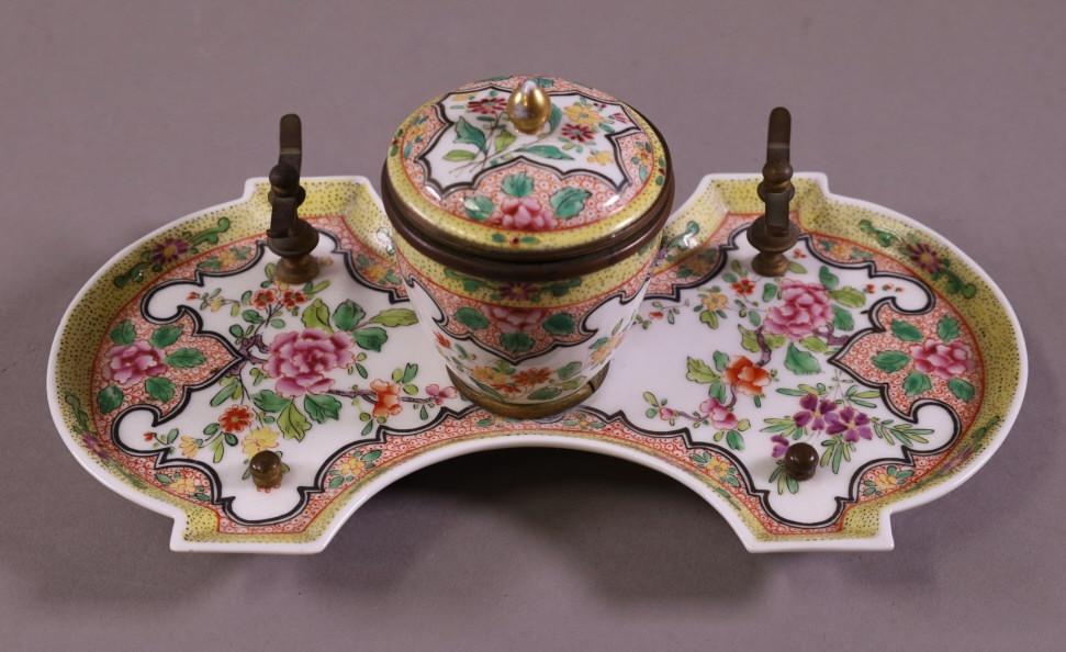 PORCELAIN INKWELL (1 of 2)