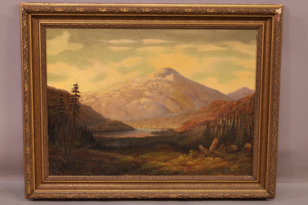 HARVEY OTIS YOUNG MOUNTAIN LANDSCAPE PAINTING (1 of 4)