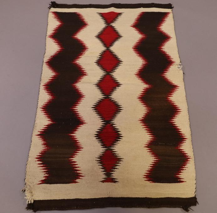 NATIVE AMERICAN WEAVING OR RUG (1 of 4)