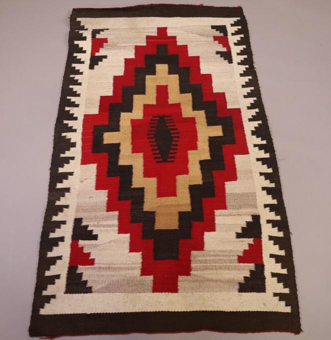 NATIVE AMERICAN WEAVING OR RUG (1 of 5)