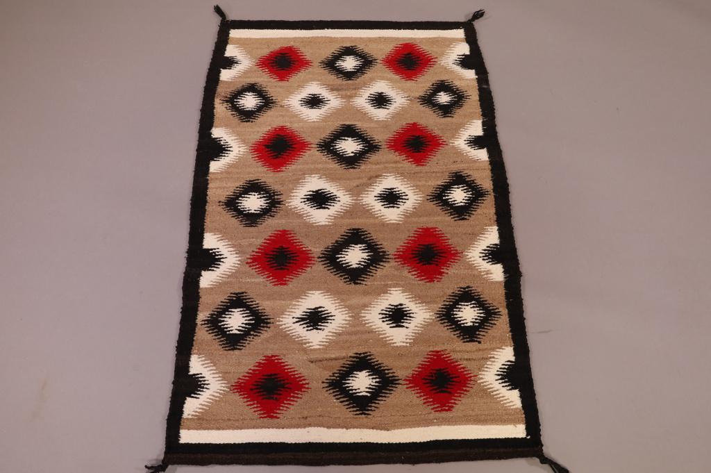 NATIVE AMERICAN WEAVING OR RUG (1 of 2)