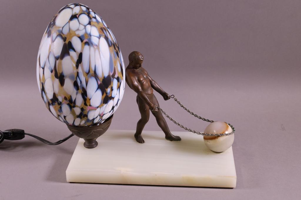 1920'S ART DECO FIGURAL LAMP (1 of 2)