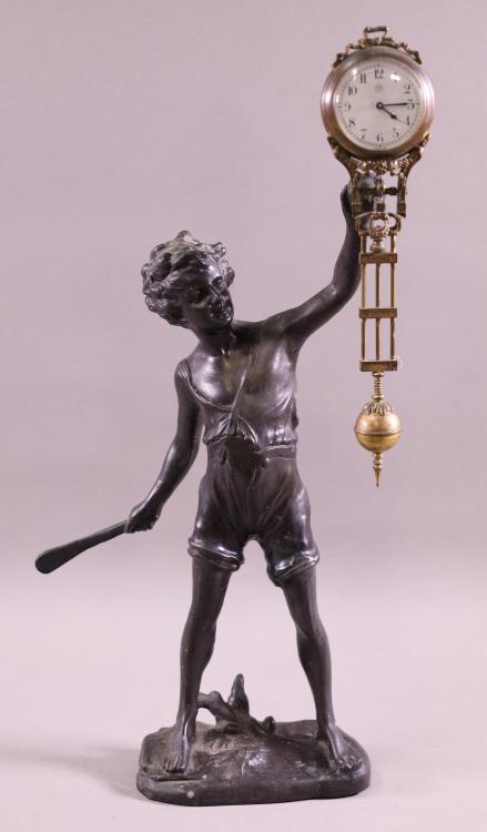 JUNGHANS FIGURAL SWINGER CLOCK (1 of 7)