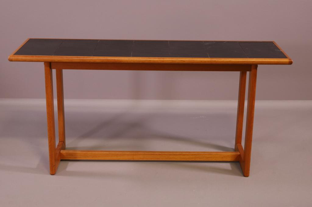 DANISH SLATE TOP SOFA TABLE (1 of 4)