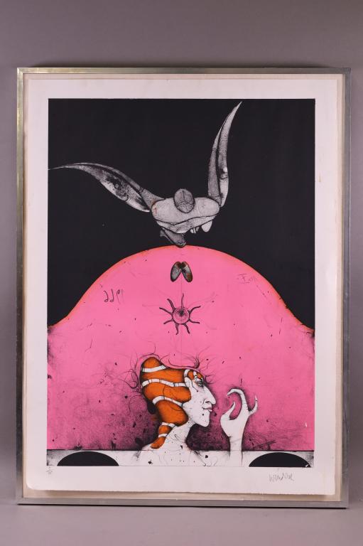 PAUL WUNDERLICH LITHOGRAPH (1 of 4)