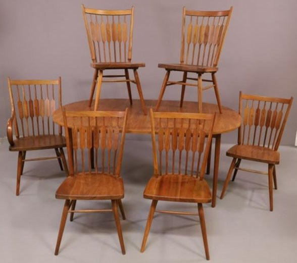 KIPP STEWART DINING TABLE & 6 CHAIRS (1 of 8)