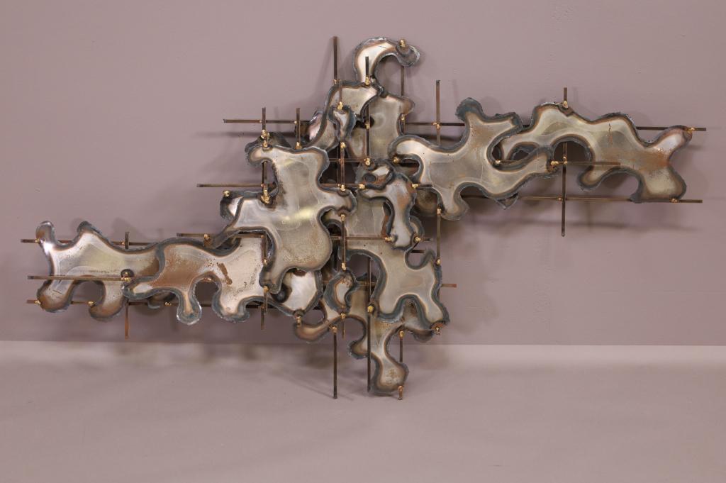 MID CENTURY MODERN METAL WALL ART (1 of 3)