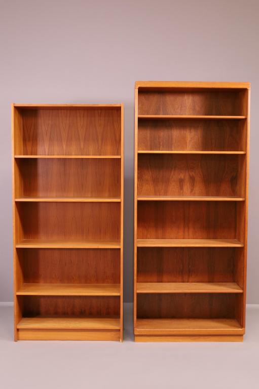 TWO DANISH MODERN BOOKCASES (1 of 2)