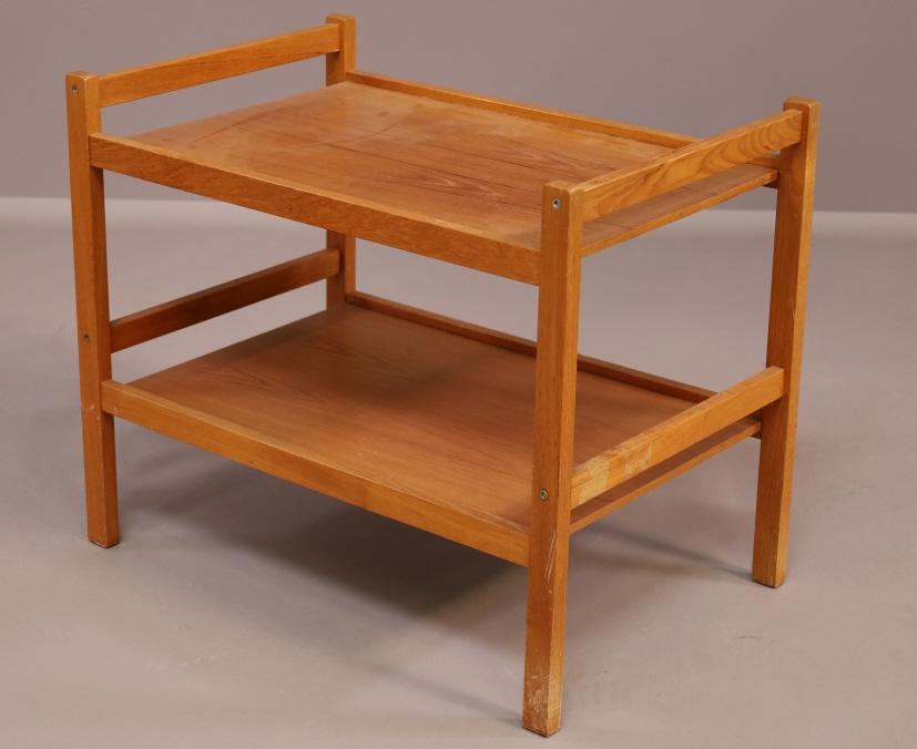 BRDR FURBO TEAK TEA CART (1 of 4)