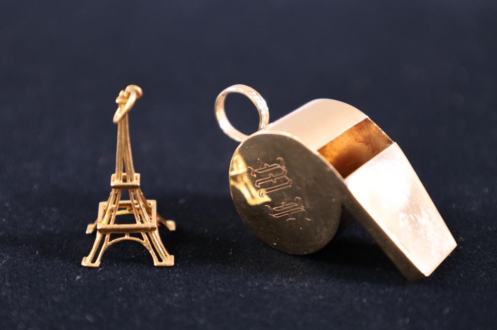 TWO 14K GOLD PENDANTS (1 of 3)