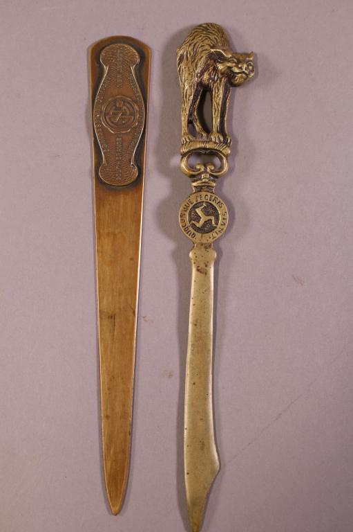 TWO ANTIQUE LETTER OPENERS (1 of 3)