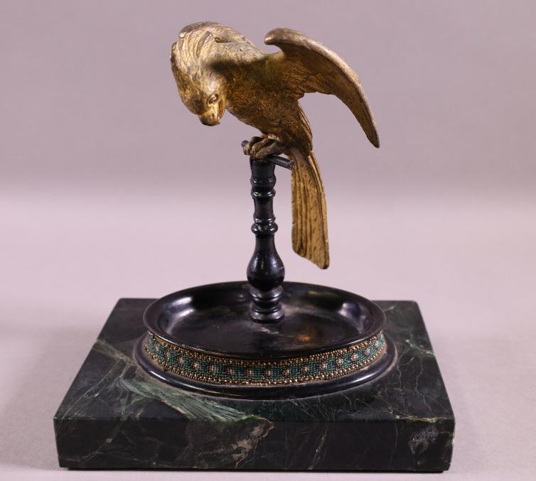 1920'S BRONZE BIRD TRAY (1 of 4)