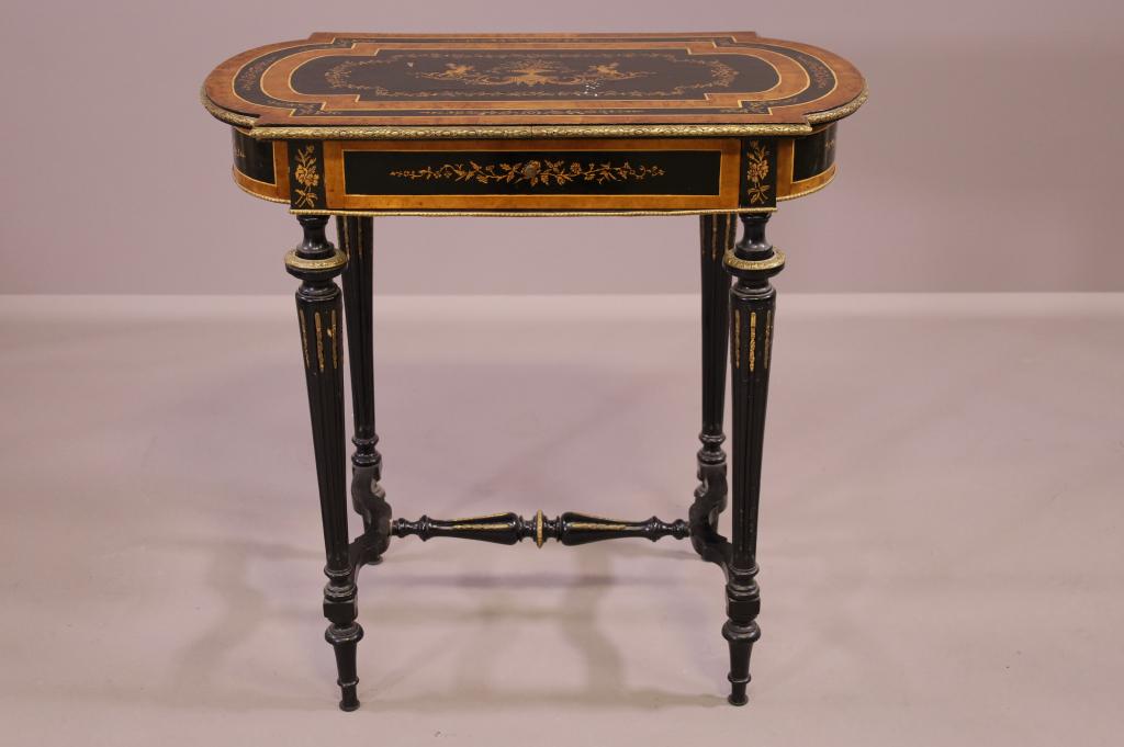 INLAID FRENCH SIDE TABLE (1 of 4)