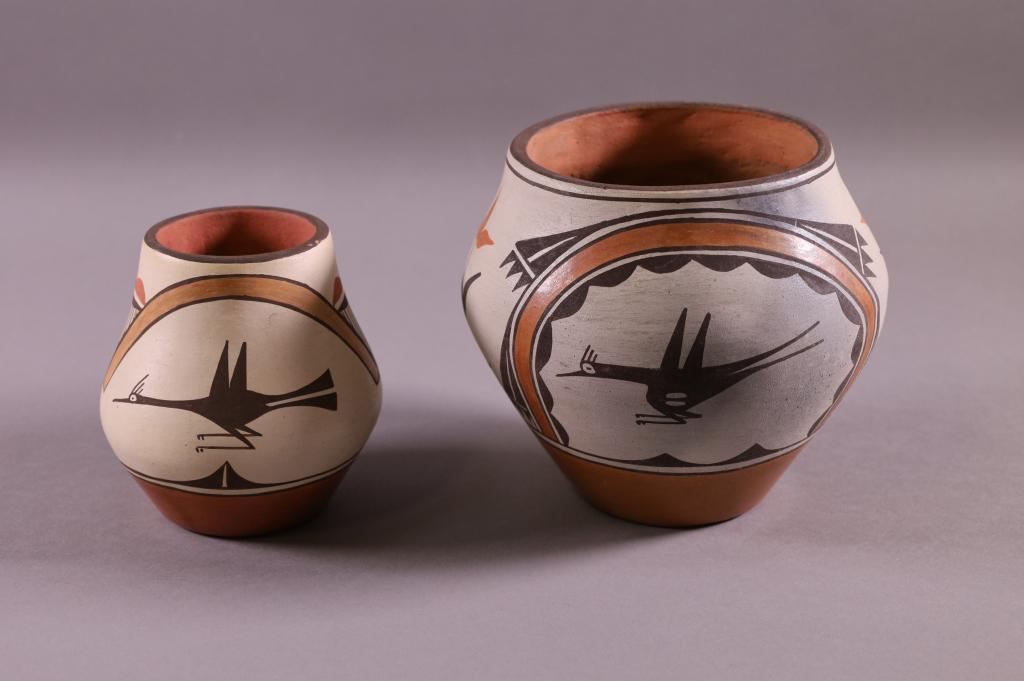 TWO PIECES OF NATIVE AMERICAN POTTERY (1 of 3)