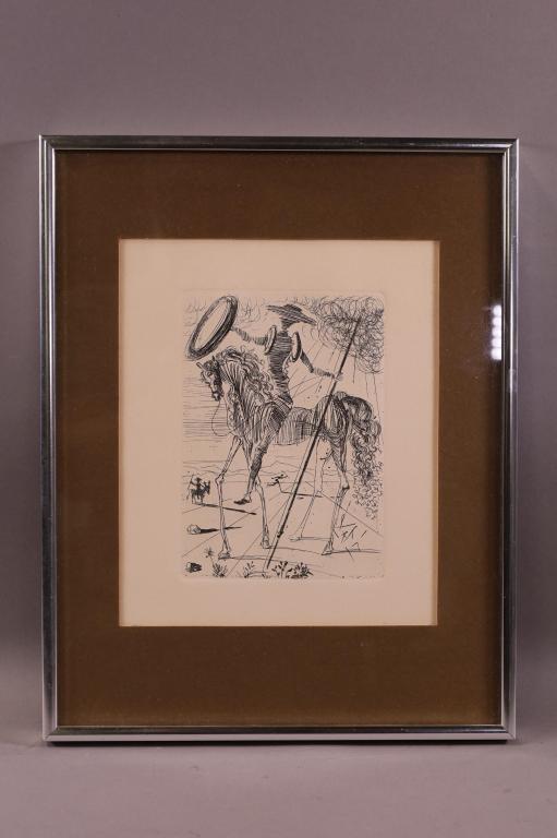 DON QUIXOTE ETCHING BY SALVADOR DALI (1 of 4)