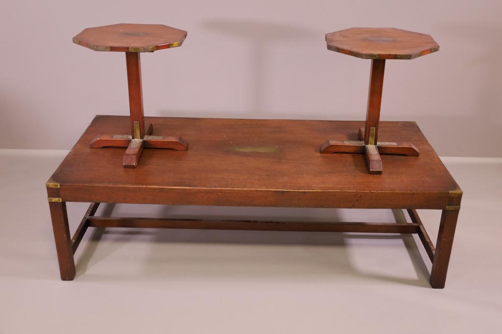 CAMPAIGN THREE PIECE LIVING ROOM SET (1 of 7)